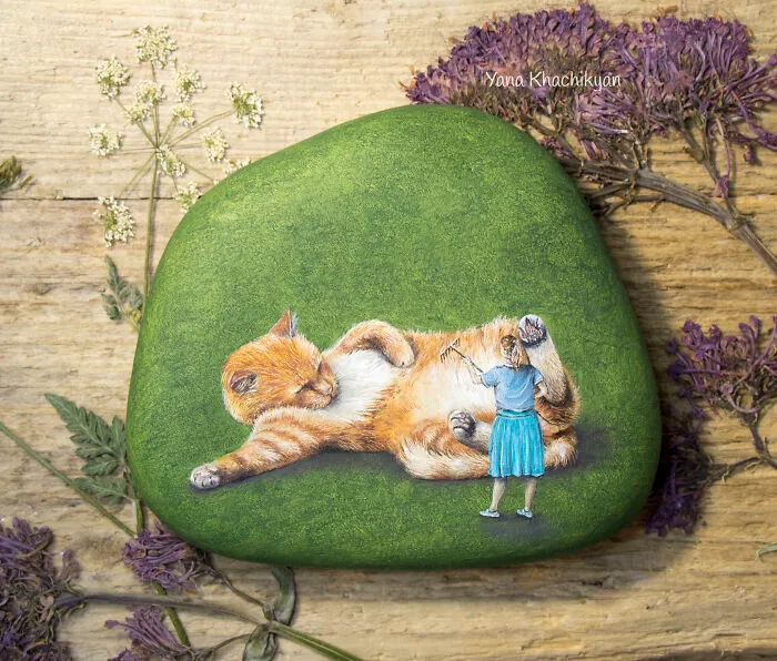 It Took Me Several Years To Realize That There Are No Limits To The Way I Use Painting Materials, So Here Are 39 Tiny Paintings That I Painted On Various Surfaces