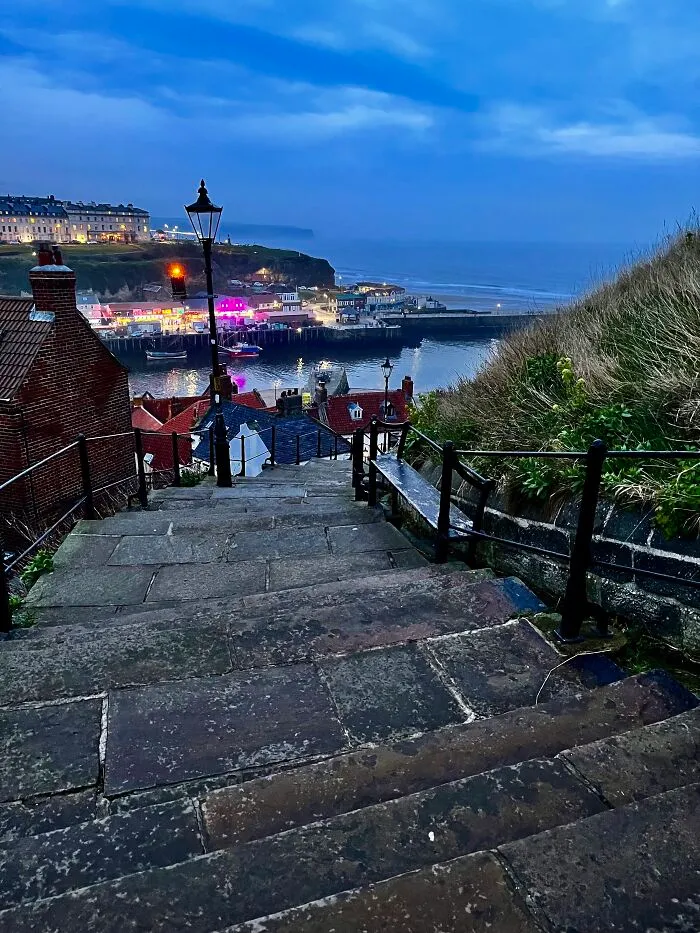 Down The 199 Stairs From The Abbey
