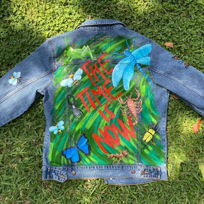 Painted Denim Jacket