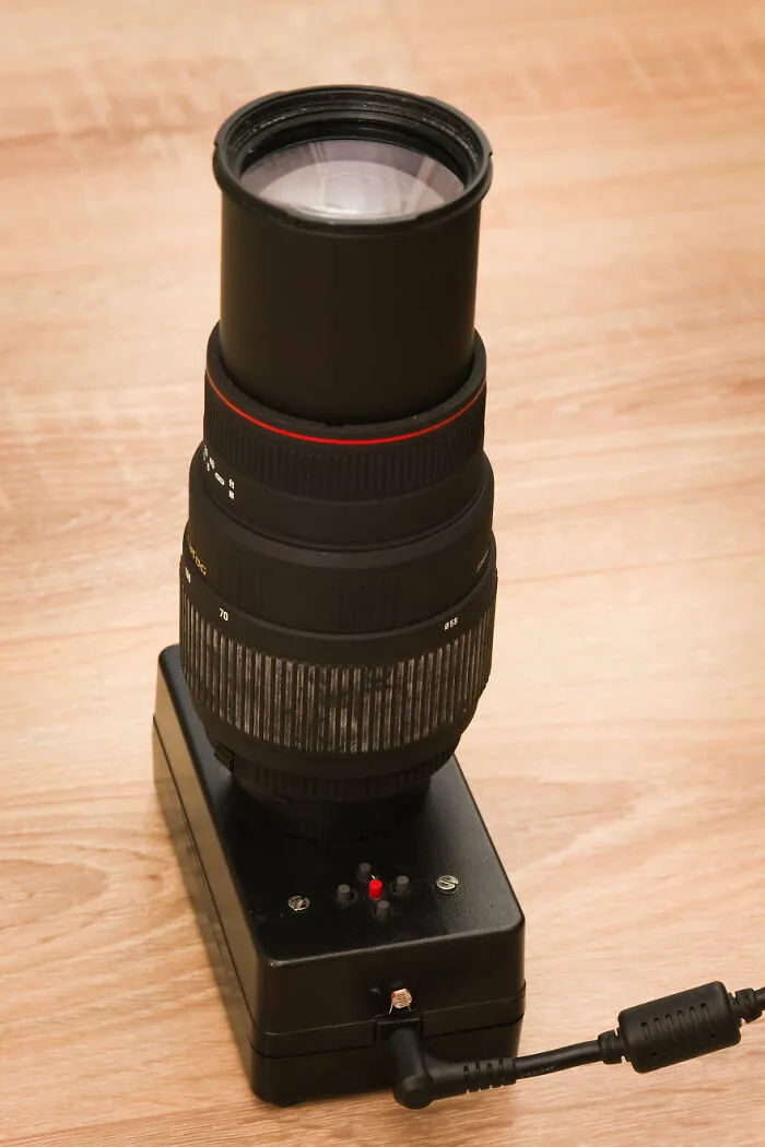A Projector Clock With A Camera Lens, Built By Myself (Already Posted To Boredpanda Years Ago). It Projects The Time To The Ceiling