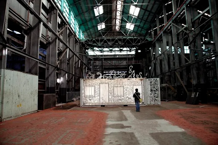 Sculptures Of Paradox: This Artist Combines Delicate Laced Patterns With Heavy Steel Objects (43 Pics)