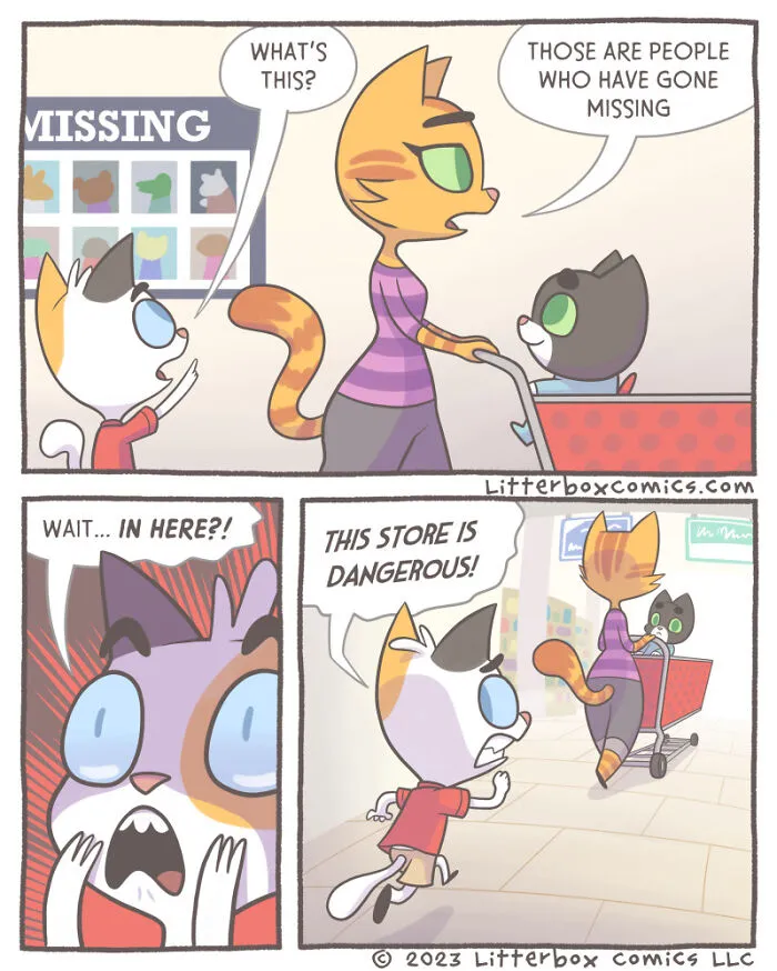 I’ve Been Drawing Relatable Comics On Parenting, And Here Are My Newest 33 Illustrations Of My Family Of Cats