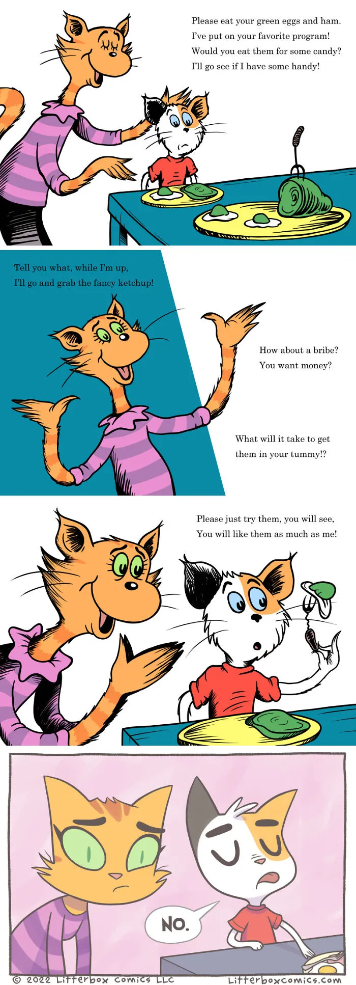 I’ve Been Drawing Relatable Comics On Parenting, And Here Are My Newest 33 Illustrations Of My Family Of Cats