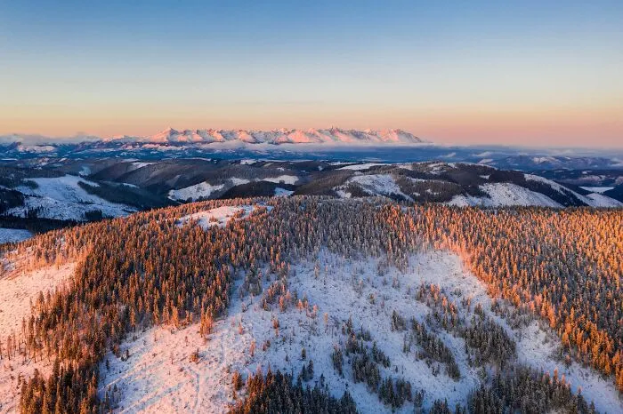 High Tatras From Low Tatras
