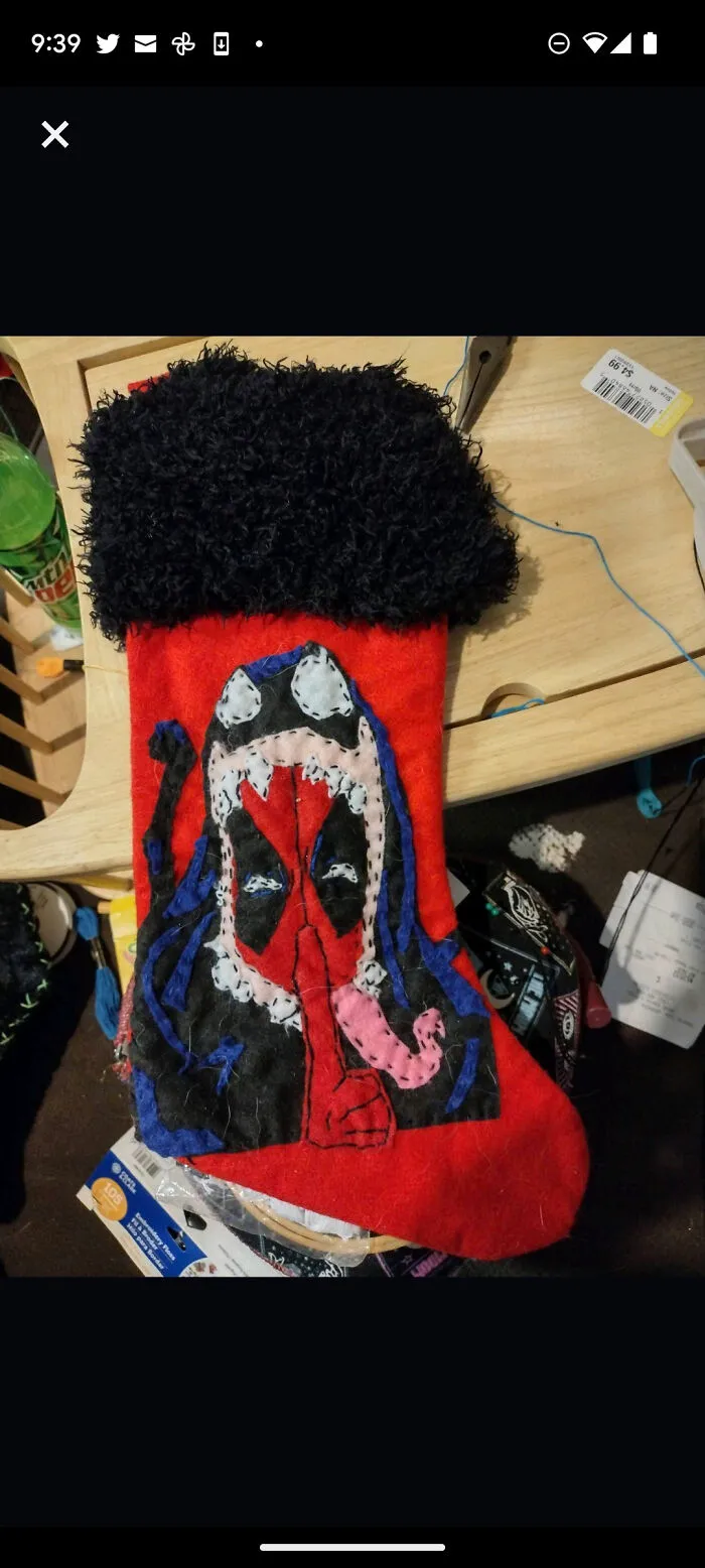 Venom/Deadpool Stocking Iade For A Friend