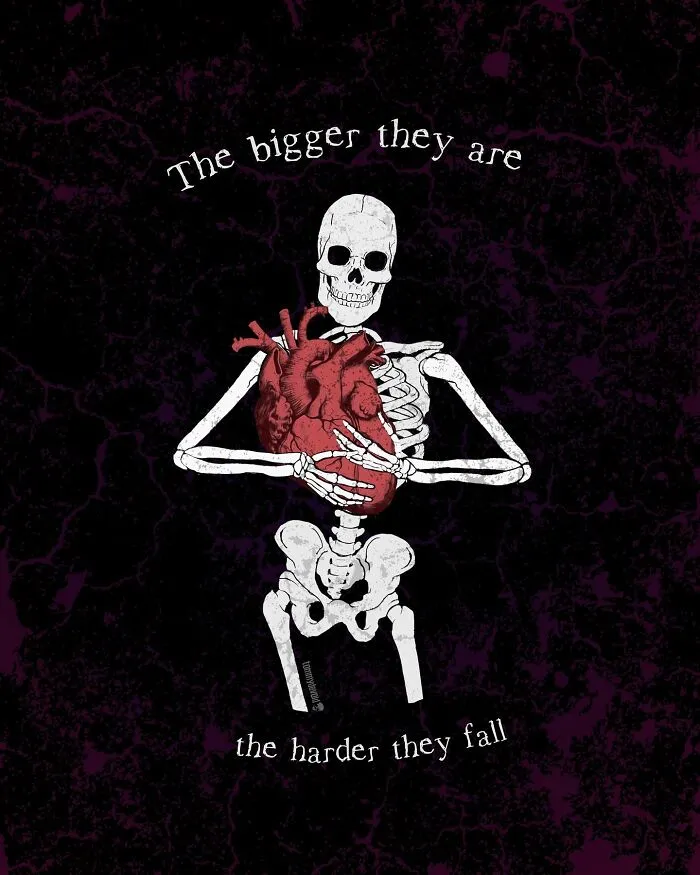 Here Are 65 Of My Relatable Artworks Of Skeletons With Dark Inspirational Messages