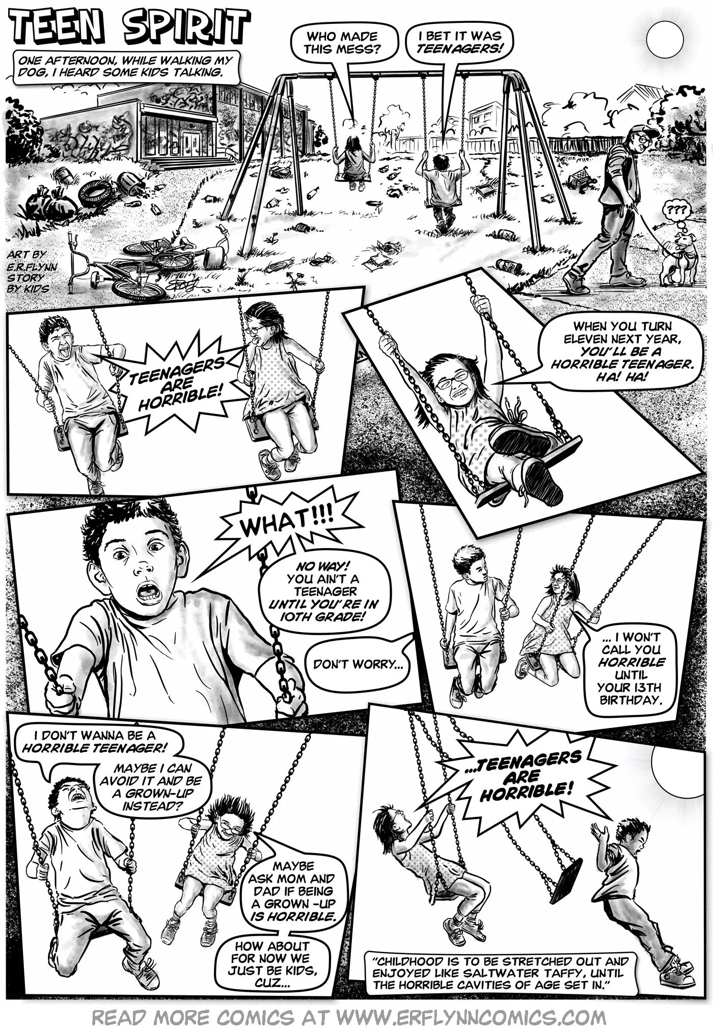 Comic: Teen Spirit (Overheard At The Park)