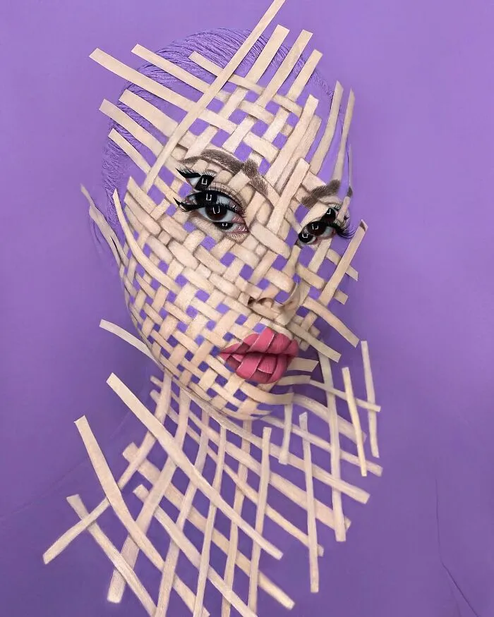 This Makeup Artist Creates The Most Fascinating Optical Illusion Looks, And You Might Need To Look At Them Twice To Figure It Out (31 New Pics)