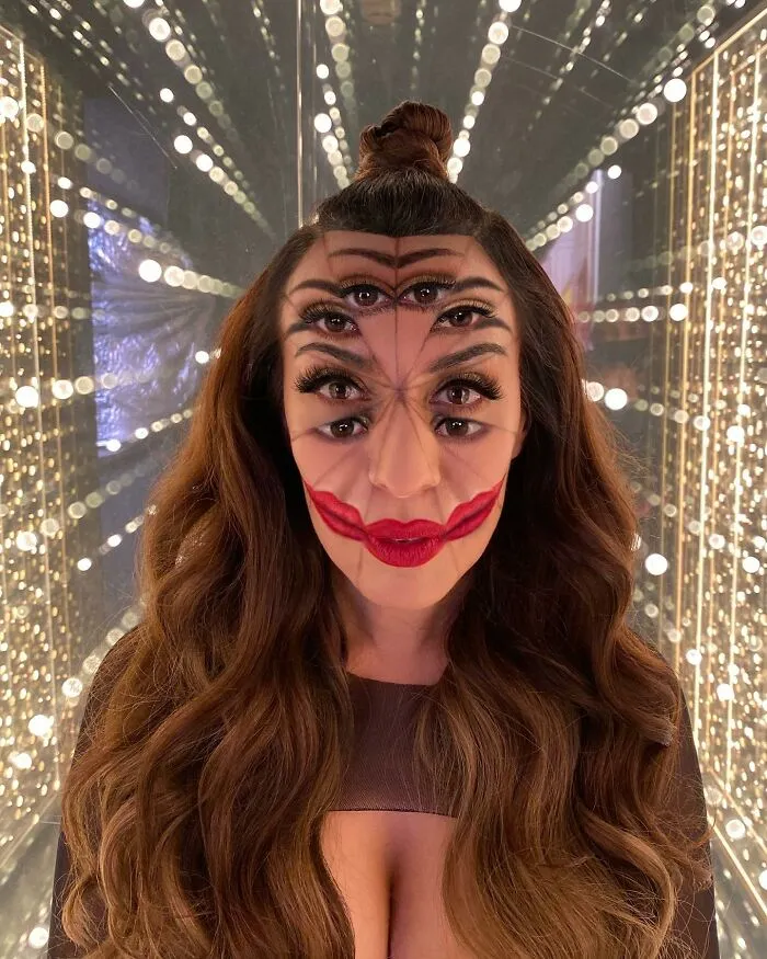 31 Looks fascinantes de ilusiones ópticas creados por esta maquilladora (nuevas fotos)