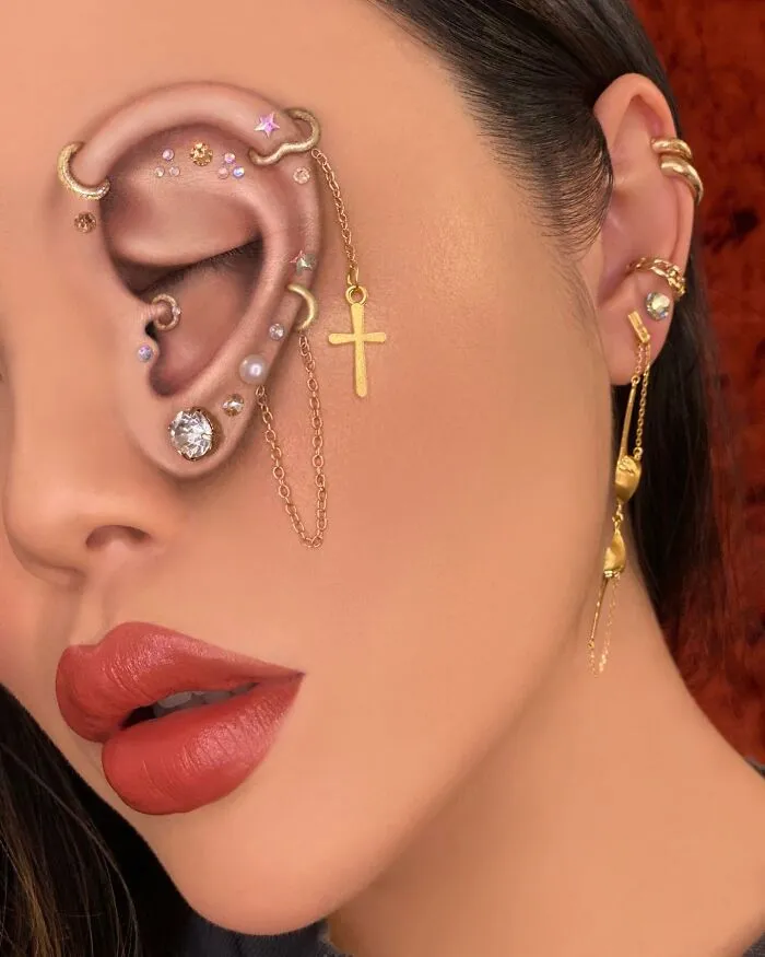 31 Looks fascinantes de ilusiones ópticas creados por esta maquilladora (nuevas fotos)