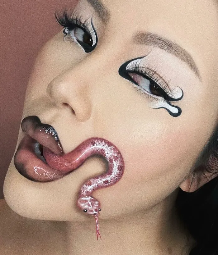 31 Looks fascinantes de ilusiones ópticas creados por esta maquilladora (nuevas fotos)