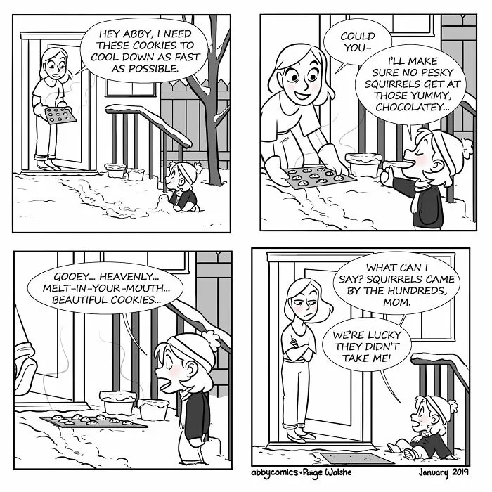 Unveiling Childhood Joys And Struggles: 30 Comics By This Artist