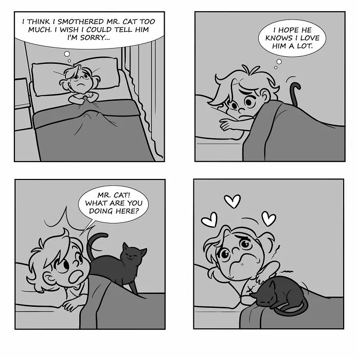 Unveiling Childhood Joys And Struggles: 30 Comics By This Artist