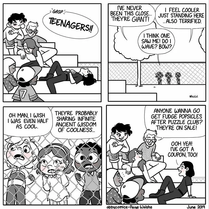 Unveiling Childhood Joys And Struggles: 30 Comics By This Artist