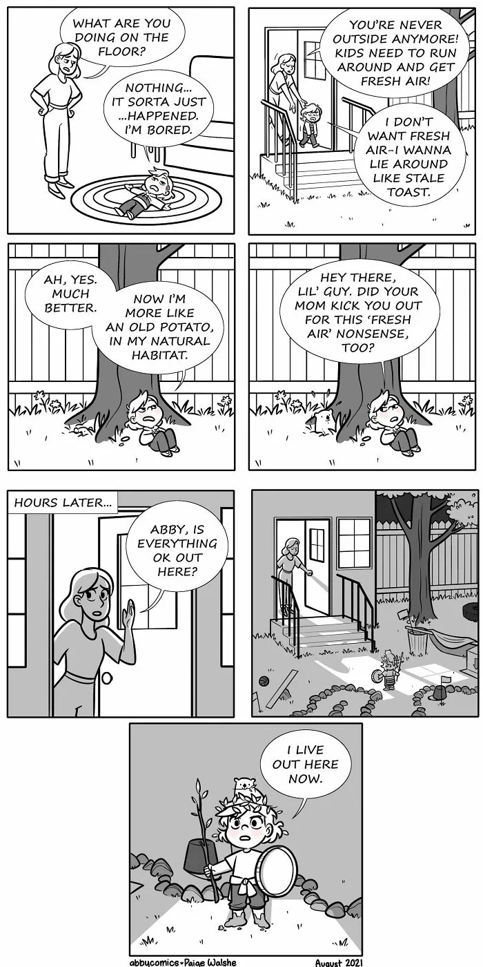 Unveiling Childhood Joys And Struggles: 30 Comics By This Artist