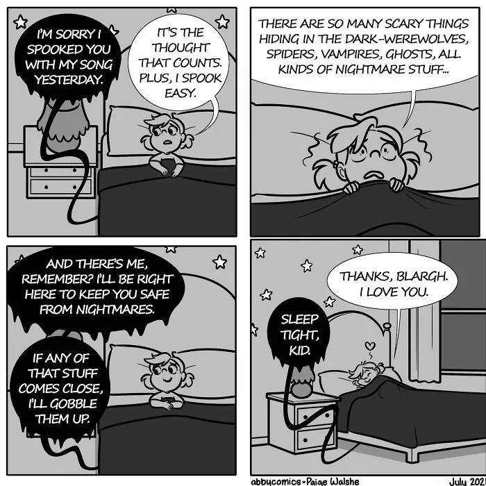 Unveiling Childhood Joys And Struggles: 30 Comics By This Artist