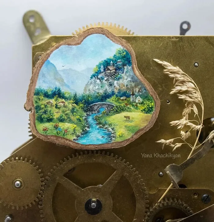 It Took Me Several Years To Realize That There Are No Limits To The Way I Use Painting Materials, So Here Are 39 Tiny Paintings That I Painted On Various Surfaces