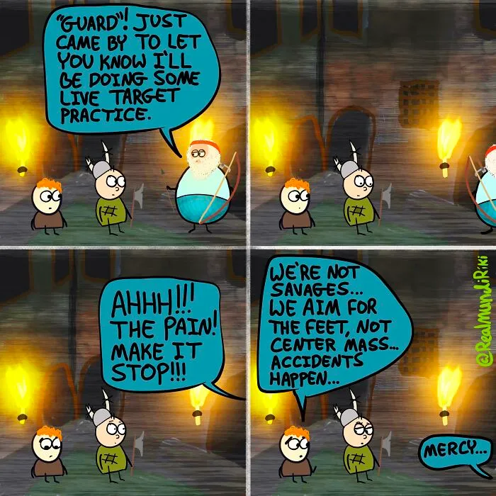 My 17 Comics About An Intensely Funny Night Of Guarding That Turned To Grave Robbing