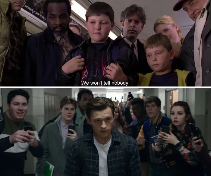 When His True Identity Is Revealed, Peter Parker Received Very Difference Response From The Public In (2004) And (2021)