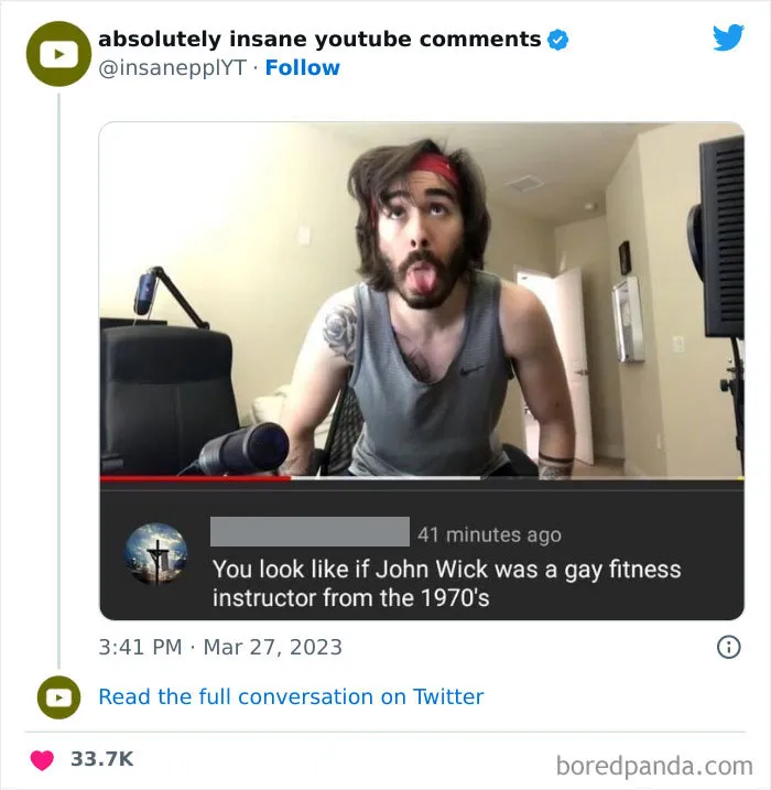 39 Times Savage Comments Earned Their Place On The “Absolutely Insane YouTube Comments” Twitter Page (New Pics)