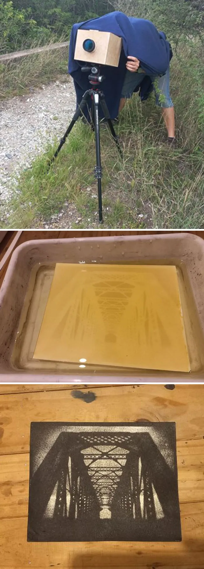 I Designed And Built My Own Camera For Ancient Processes. These Are The First Results Using The Process Called Gumoil