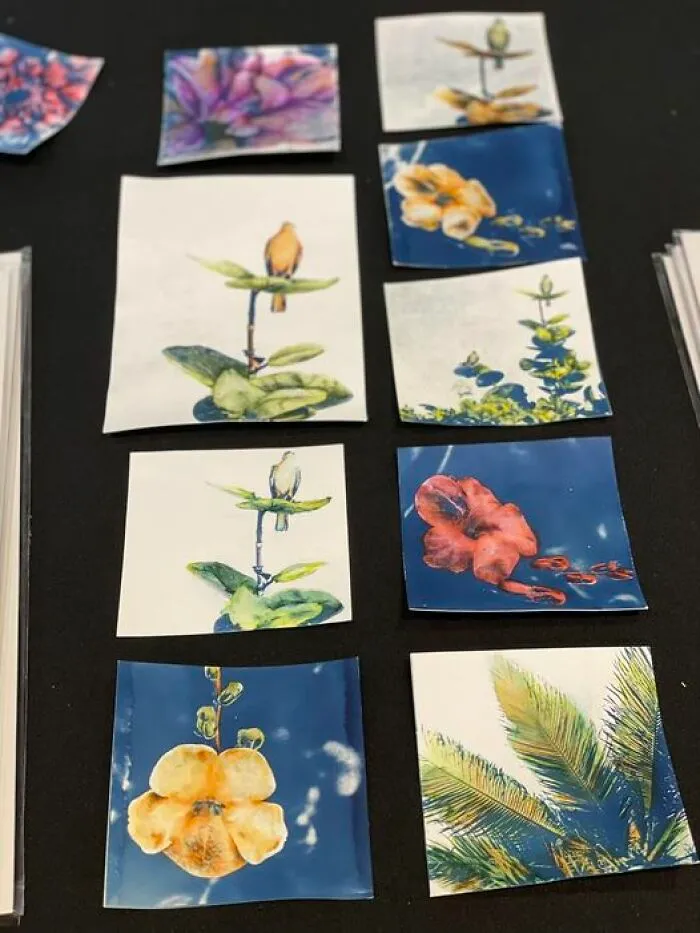 Just Playing Around With Watercolor To Some Of My Cyanotypes