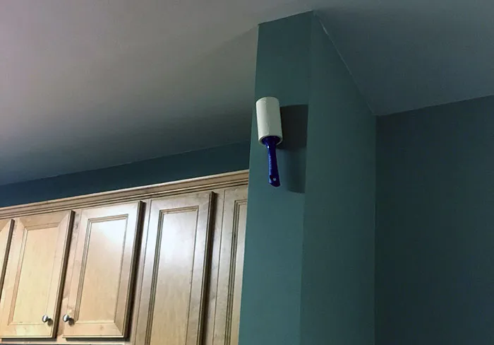 Mi marido ha estado pegando estos en lugares que no puedo alcanzar para molestarme. Funciona