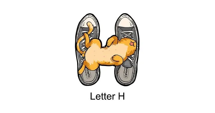 This Artist Created A Series Of Illustrations Showcasing The Cat Alphabet (26 Pics)