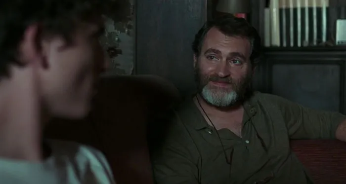 Mr. Perlman talking from Call Me by Your Name