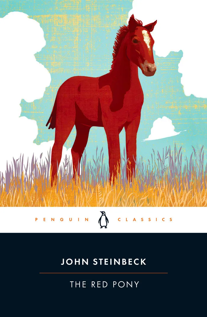 Cover for "The Red Pony" book