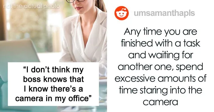 Boss Hides A Camera In New Hire’s Office, Doesn’t Realize She Found It On Day 1 After His Oddly Specific Remarks Roused Her Suspicions