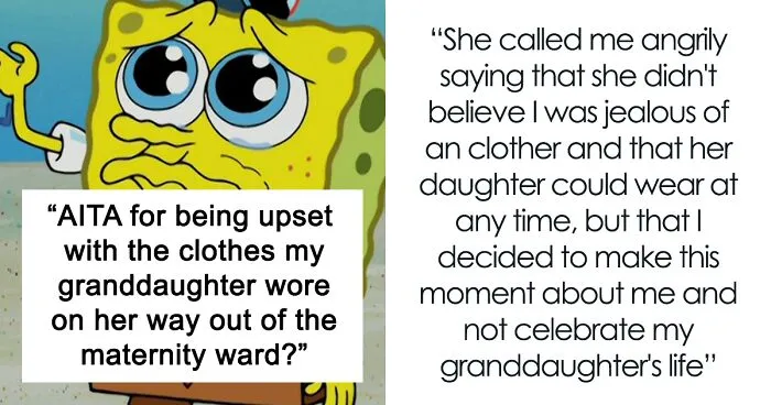Mother Left ‘Lost’ And ‘Heartbroken’ When Daughter’s Newborn Is Dressed In A Designer Outfit Instead Of Her Handmade Set