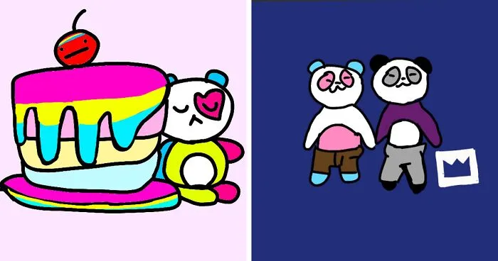 Hey Pandas, Draw A LGBTQ+ Themed Panda (Closed)