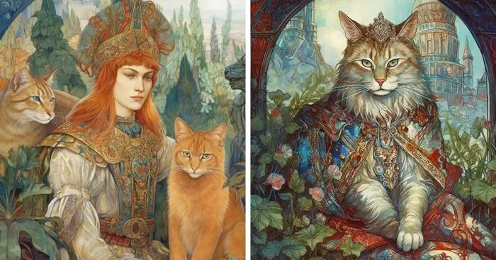 Fairy Tale Style Ai-Illustrations (6 Pics)