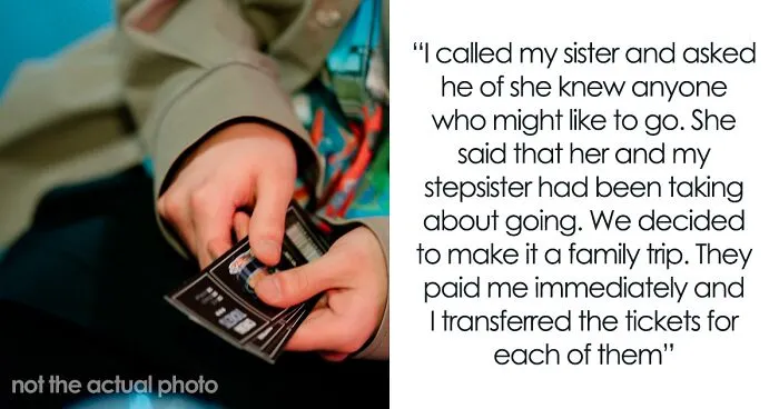 Person Sells Concert Tickets After Their Friends Keep 'Forgetting' To Pay Them Back, They Find Out And Go Ballistic
