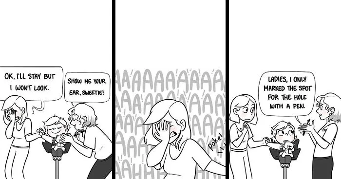 Unveiling Childhood Joys And Struggles: 30 Comics By This Artist