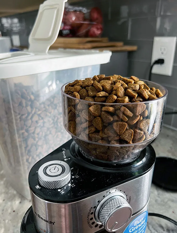 I Think My Husband Was Tired This Morning Because That Is Dog Food And Not Coffee Beans