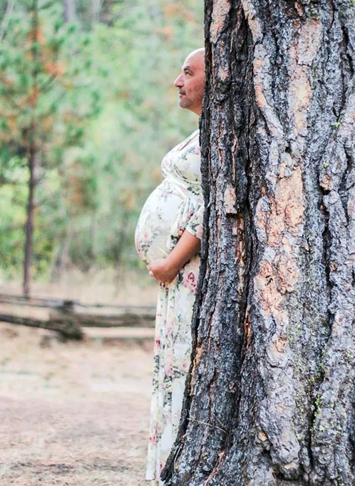 Mi marido y yo nos tomamos fotos de maternidad. Aquí está la mejor