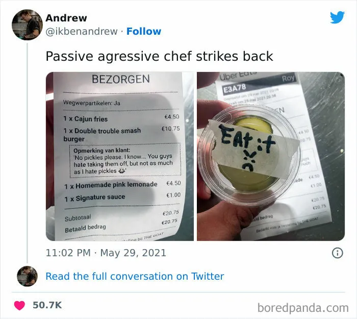 I Mean At Least He Put It Aside