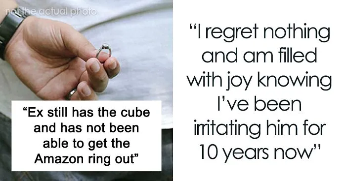 Man Cheats On Fiancé With An Ex, Demands She Return His $190 Engagement Ring, So She Does, Infuriating Him Endlessly