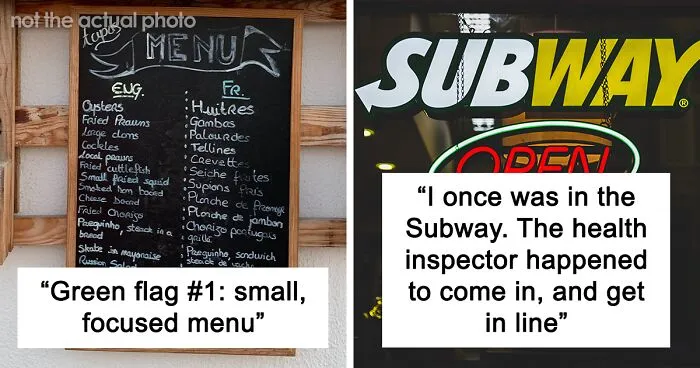 30 Things People Look Out For In Restaurants To Tell If The Food There Is Gonna Be Good