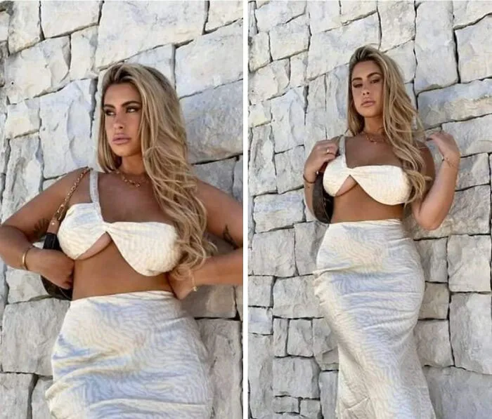 Finally Found One! Thought It Was Posted In This Group When I Saw It! Not Blurring Because She's Verified. It Looks So Awful!!