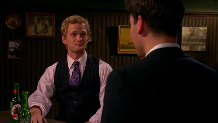 Barney Stinson talking