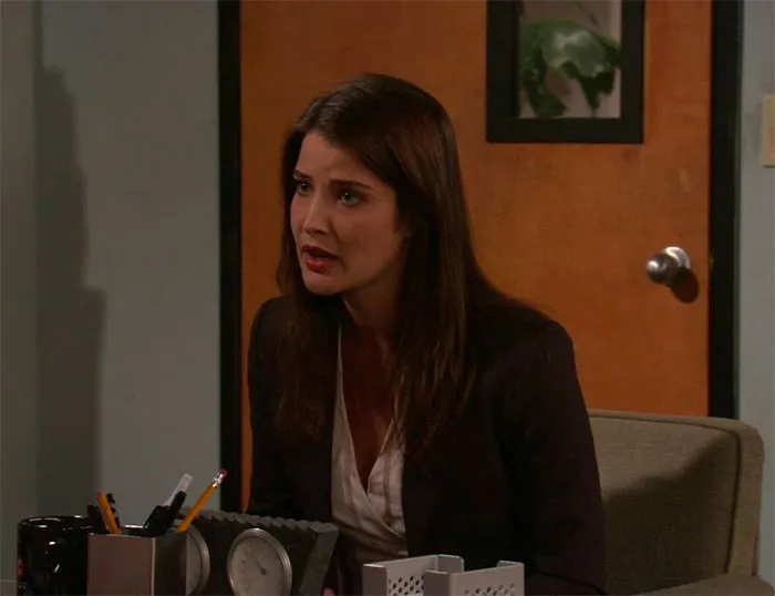 Robin Scherbatsky talking