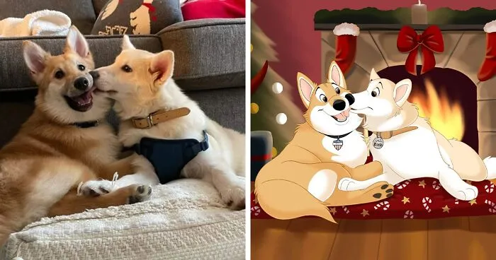 From Furballs To Fairytales: Artist Creates Adorable Pet Portraits In Disney Style (32 New Pics)