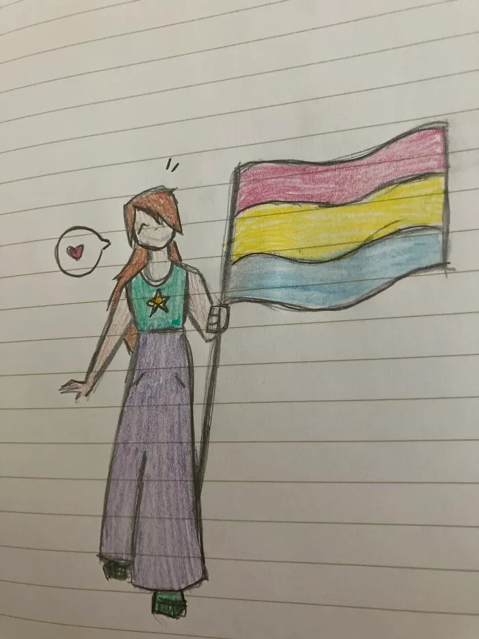 Sorry I’m Posting So Many, I Love This One. Inspired By My Awesome Pan Bestie