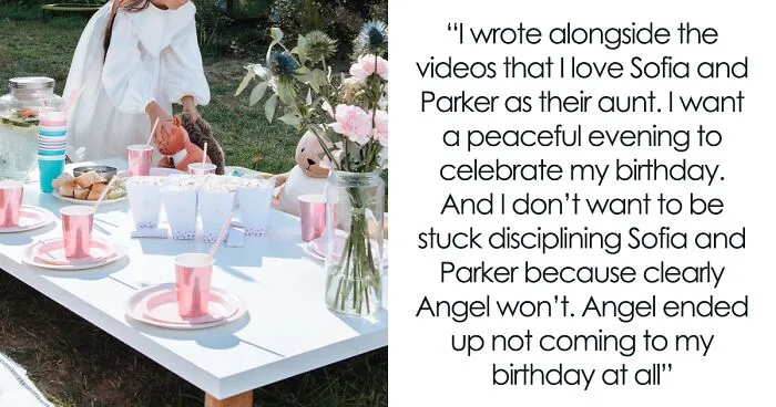 Video Footage Of Kids Misbehaving Ends Up Online After Their Mother Takes A Discussion Of Them Not Being Invited To Her Sister’s 27th Birthday Party Online