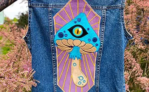 My 18 Magical Collages From Old Fabrics That Are Inspired By The Divine, The Moon, And Tarot Cards