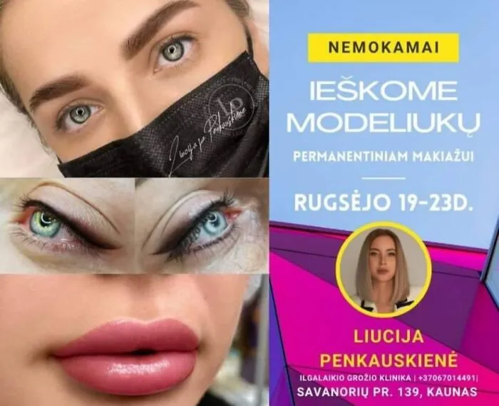 Este anuncio en Facebook de maquillaje permanente
