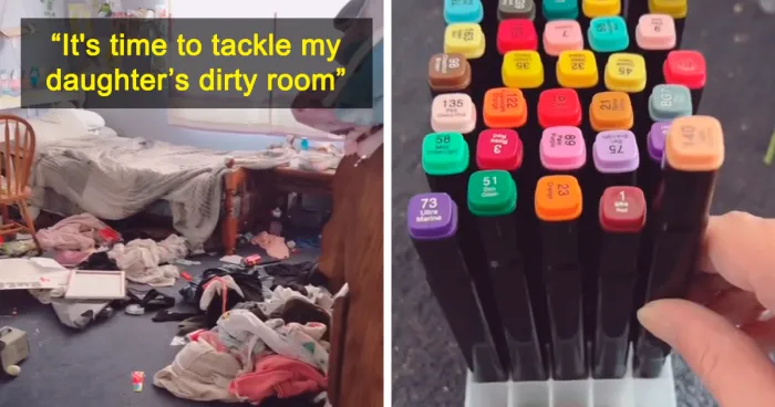 Mom Shows The Transformation Of Her Daughter’s Room Before And After Cleaning, A Lot Of People Are Not Happy About It